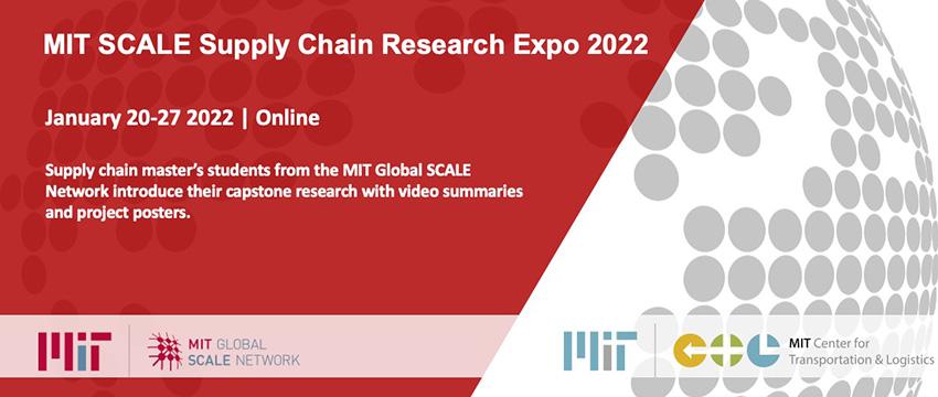 MIT SCALE Research Expo Event Header