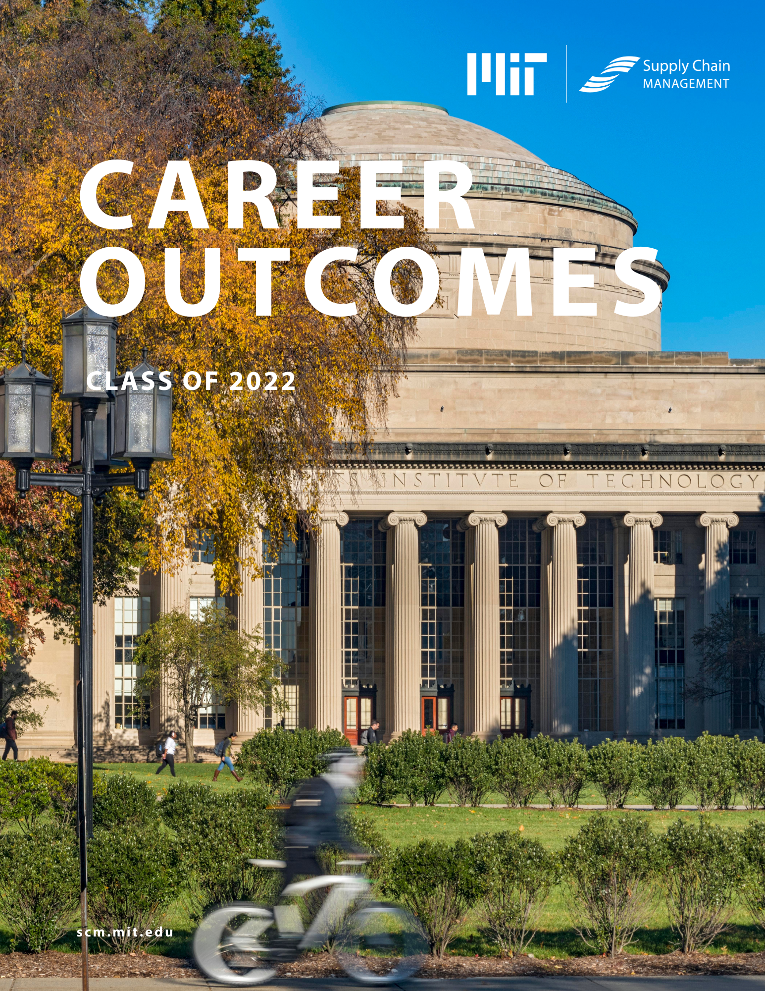 Cover of the MIT SCM 2022 Employment Outcomes Report