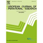 European Journal of Operational Research cover