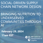 Social-driven supply chain network design: Bringing nutrition to underserved communities through AI