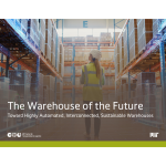 Cover page of "The Warehouse of the Future"
