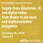  Supply chain simulation, AI and digital twins: from theory to use cases and implementation blueprints