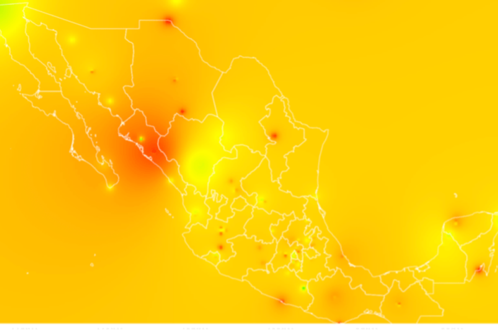Heat Map of Mexico
