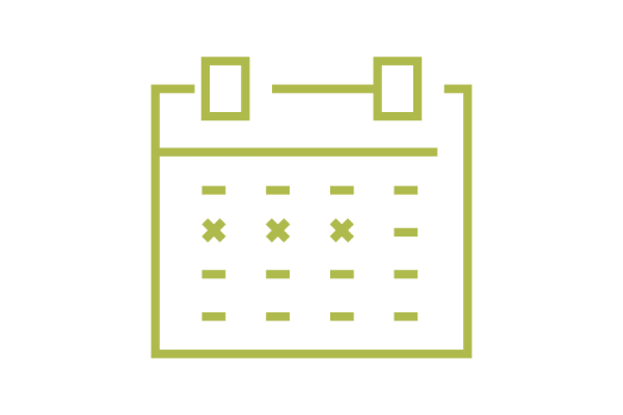 Computer icon in green